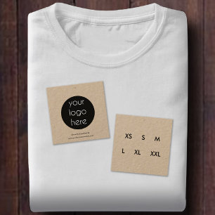 Marcas de costura de ropa de etiqueta de logotipo 