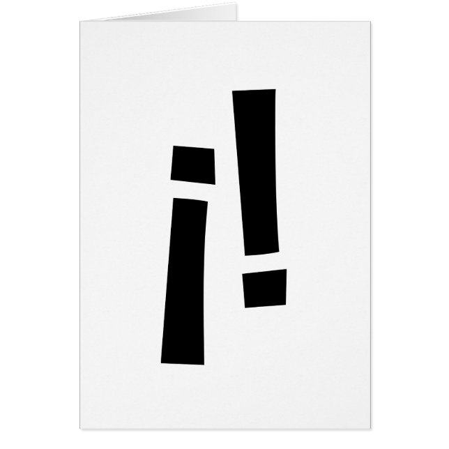 Marcas de exclamación (Frente)