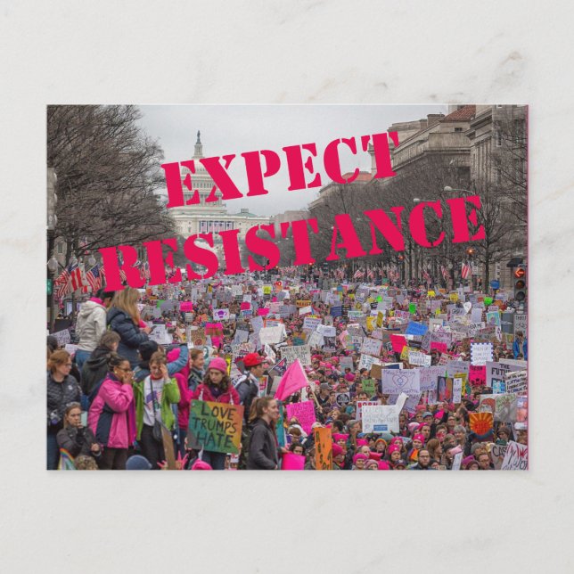 Marcas de la postal de Trump (Anverso)