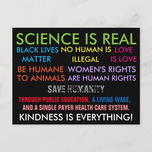 Marcas de la postal de Trump (Anverso)