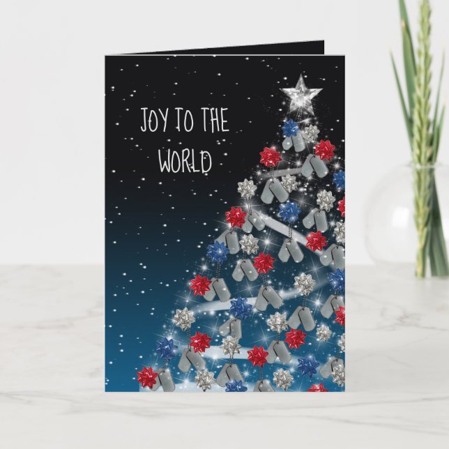 Marcas de perro militares tarjeta de vacaciones de (Anverso)