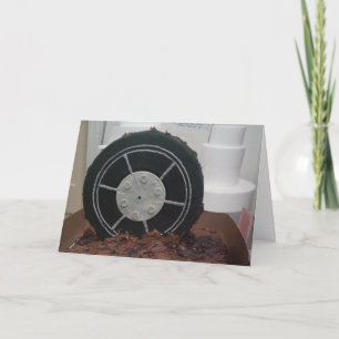 "Marcas de piel de chocolate" Tarjeta de agradecim