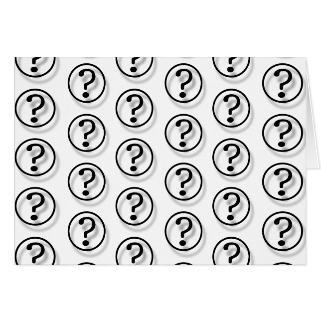 Marcas de preguntas (Anverso (Horizontal))