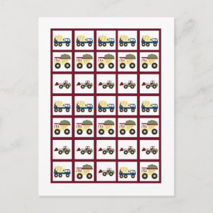 Marcas de tarjetas de bingo Baby Shower de zona de