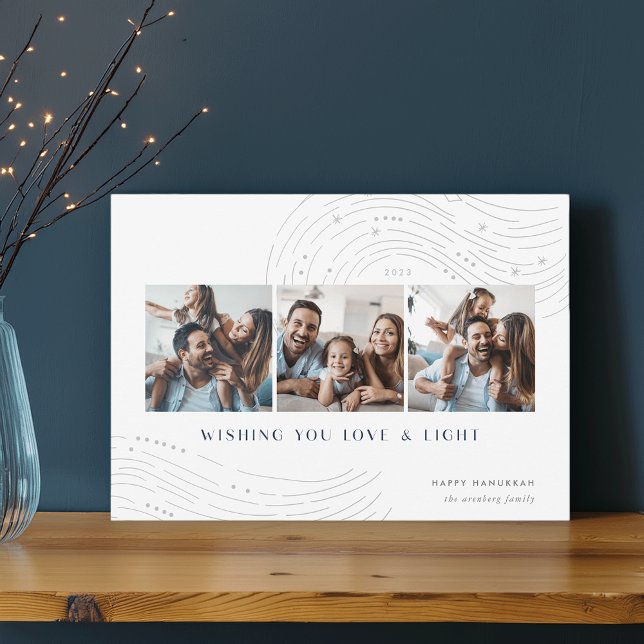 Marcas estelares | 3 Tarjeta Hanukkah de Collage d (Subido por el creador)