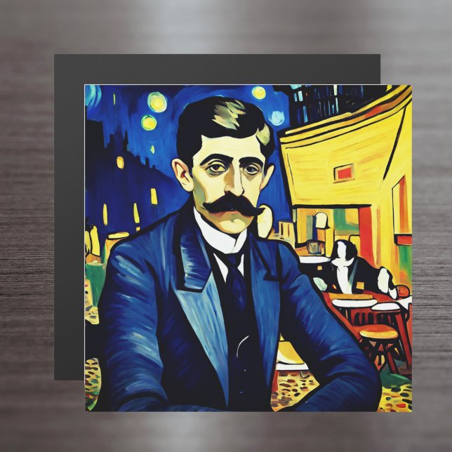 Marcel Proust en Arles - tarjeta magnética (Subido por el creador)