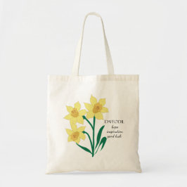 Marcha de Daffodil Bolsa de Flores Mes de Nacimien