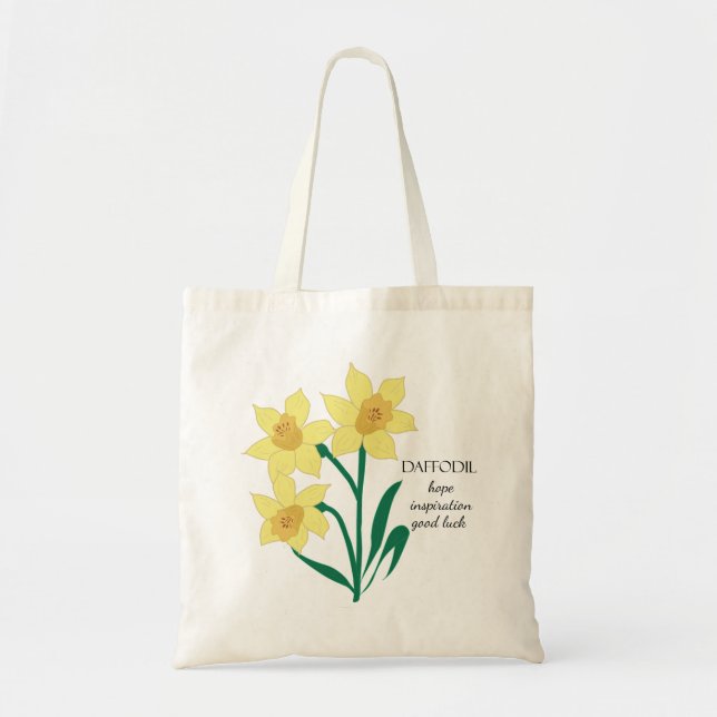 Marcha de Daffodil Bolsa de Flores Mes de Nacimien (Frente)
