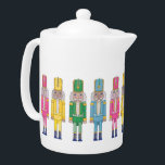 Marcha de la Tetera de los Navidades de los Soldad<br><div class="desc">Una tetera dulce para el caprichoso fanático Nutcracker de tu vida</div>