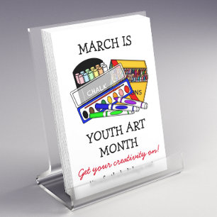 Marcha es Volantes del Mes del Arte Juvenil para l