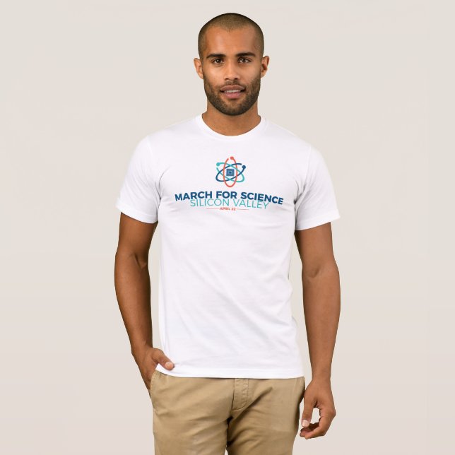 Marcha por la ciencia SV camiseta de los hombres b (Anverso completo)