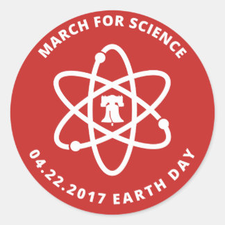 Marcha por los pegatinas de Ciencia Filadelfia