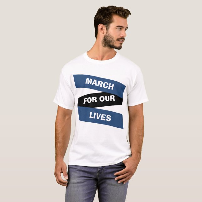 Marcha por nuestra camiseta de reforma de armas de (Anverso completo)