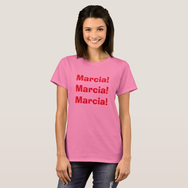 Marcia, Marcia, Marcia, camiseta (Anverso completo)