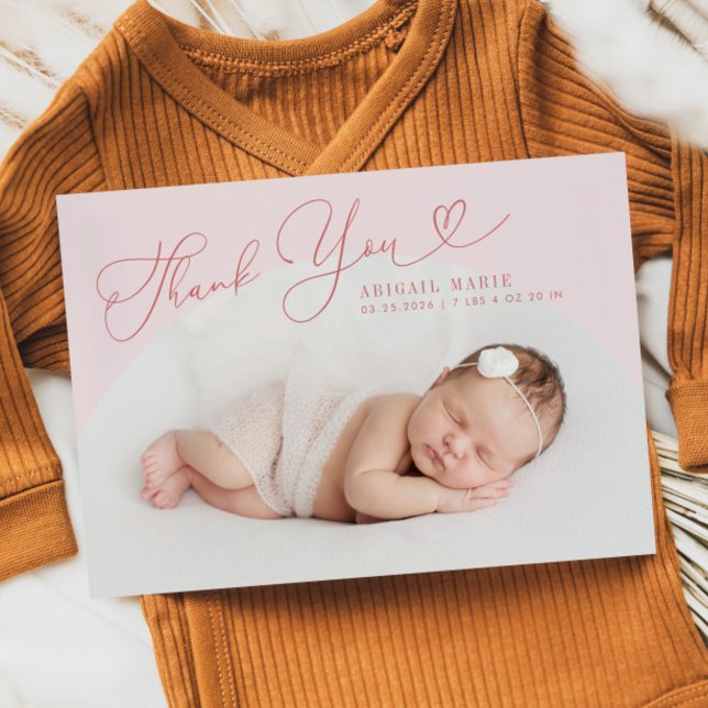 Marco Arco Rosado Gracias Anuncio De Nacimiento (Subido por el creador)