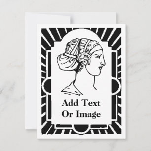 Marco Art Deco, Marqués, añadir texto
