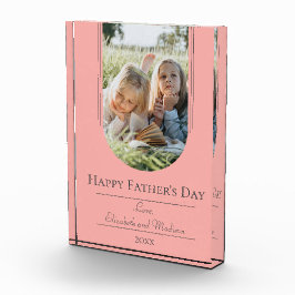 Marco artístico moderno foto Día del Padre | Coral