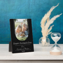 Marco artístico moderno foto Día del Padre | Negro