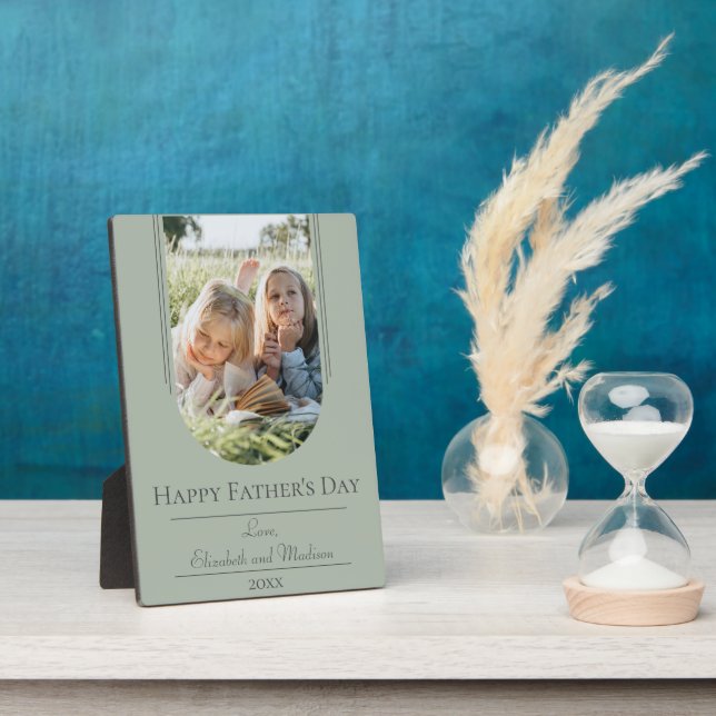 Marco artístico moderno foto Día del Padre | Sage  (Lado)