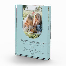 Marco artístico moderno foto Día del Padre | VERDE