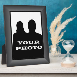 Marco carbonero tu foto 8 x 10 placa vertical 2