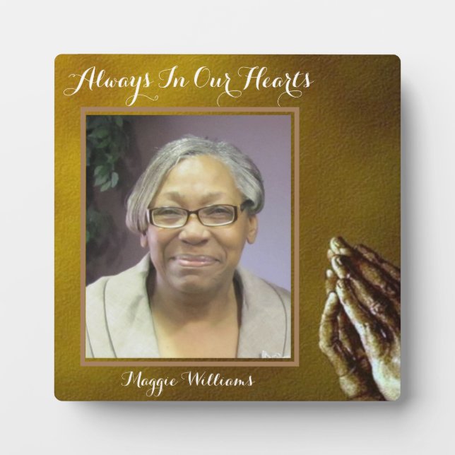 Marco conmemorativo personalizado (Frente)