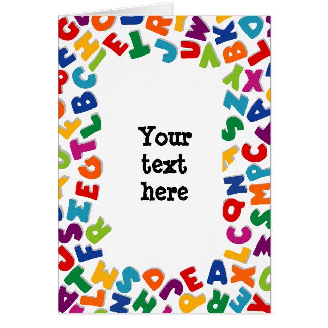 Marco de alfabeto (Frente)