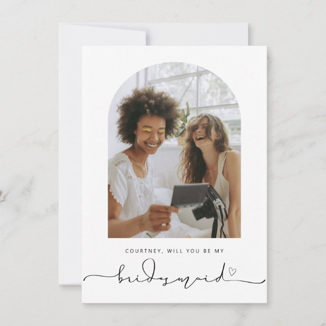 Marco de arca Serás mi tarjeta de propuesta para l (Anverso)