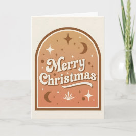 Marco de Arco Boho Retro Feliz Navidad