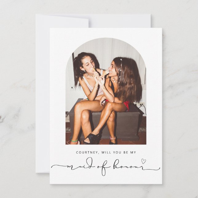 Marco de arco serás mi tarjeta de honor (Anverso)