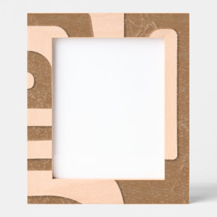 Marco de diseño láser de formas orgánicas