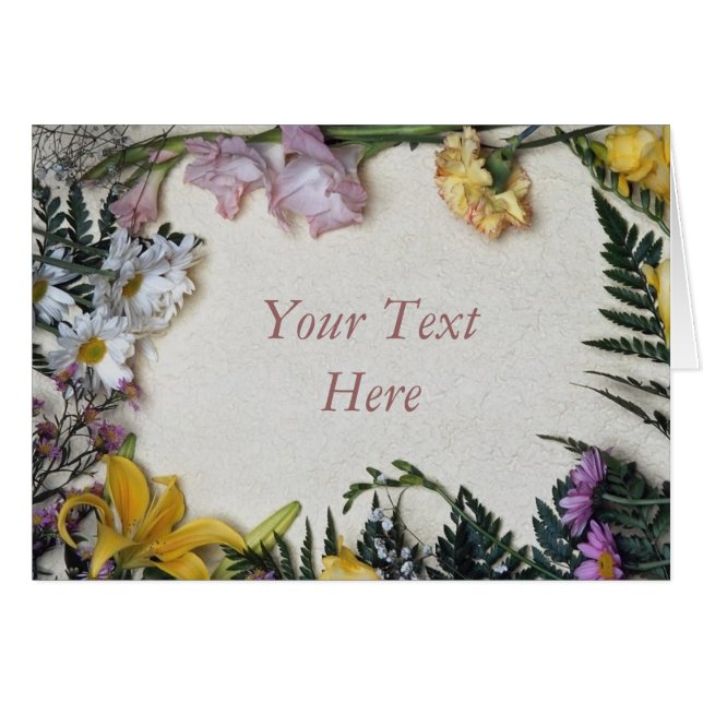 Marco de flor (Anverso (Horizontal))