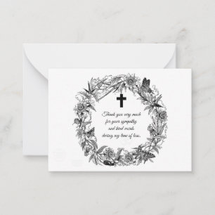 Marco de flor de flor de flor tras tarjetas funera