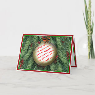 Marco de Foto de Adorno de Árbol de Navidad