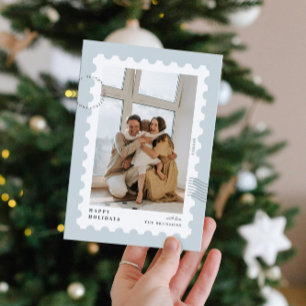 Marco de Foto de Franqueo Navidad