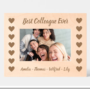 Marco de foto de madera del Personalizado del patr