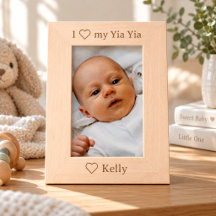 Marco de foto personalizado de Yia Yia