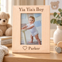 Marco de foto personalizado de Yia Yia