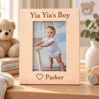 Marco de foto personalizado de Yia Yia