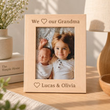 Marco de Foto Personalizado para Abuela