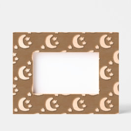 Marco de imagen brillante de la luna