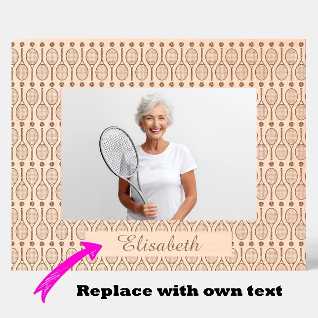 Marco de imagen con ajuste láser de memoria de pun (Match Point Memory Laser Etched Picture Frame Engraved Frames)