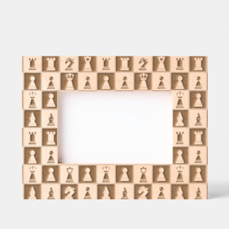 Marco de imagen de ajedrez