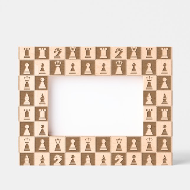 Marco de imagen de ajedrez (Anverso)