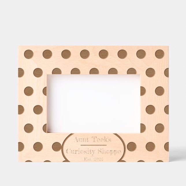 Marco de imagen de la curiosidad de tía Teek (marr (Anverso)