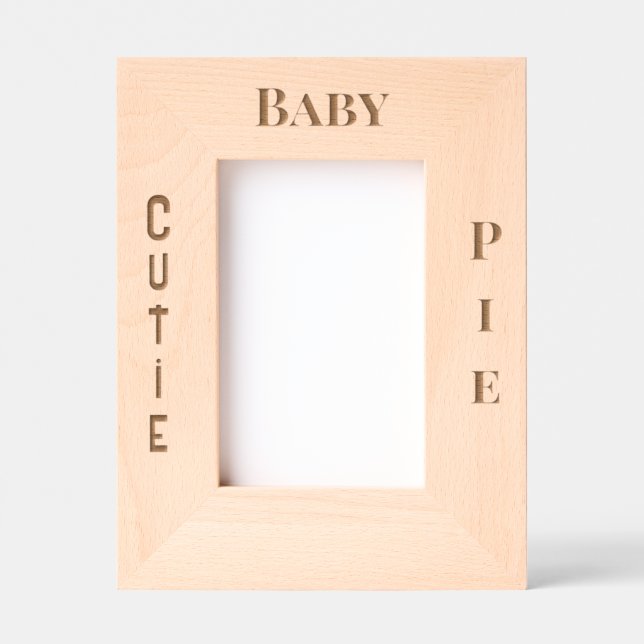 Marco de imagen de láser para bebé (Anverso)