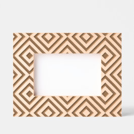 Marco de imagen de madera de color geométrico mode