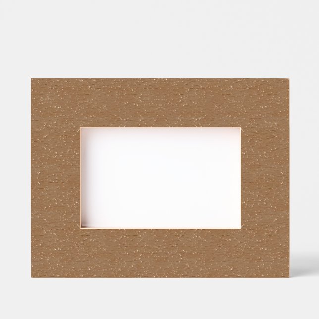 Marco de imagen de madera tallada personalizado -  (Anverso)