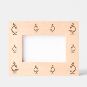 Marco de imagen sintetizado de microscopio de cien