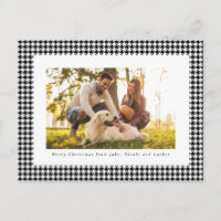 Marco de la cabina de chozas Feliz Navidad en blan